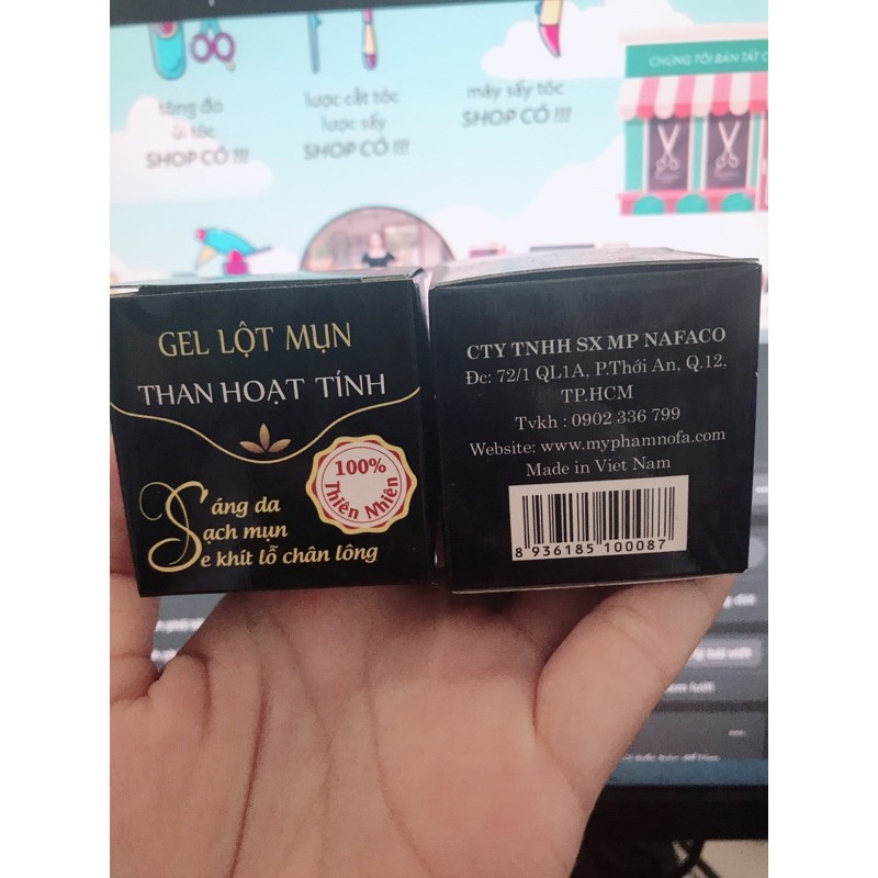 Gel Lột Mụn Than Hoạt Tính, Lột Mụn Cám, Mụn Đầu Đen