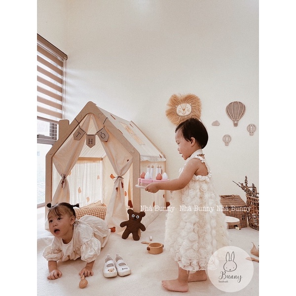 Lều vải cho bé, hình gấu siêu dễ thương