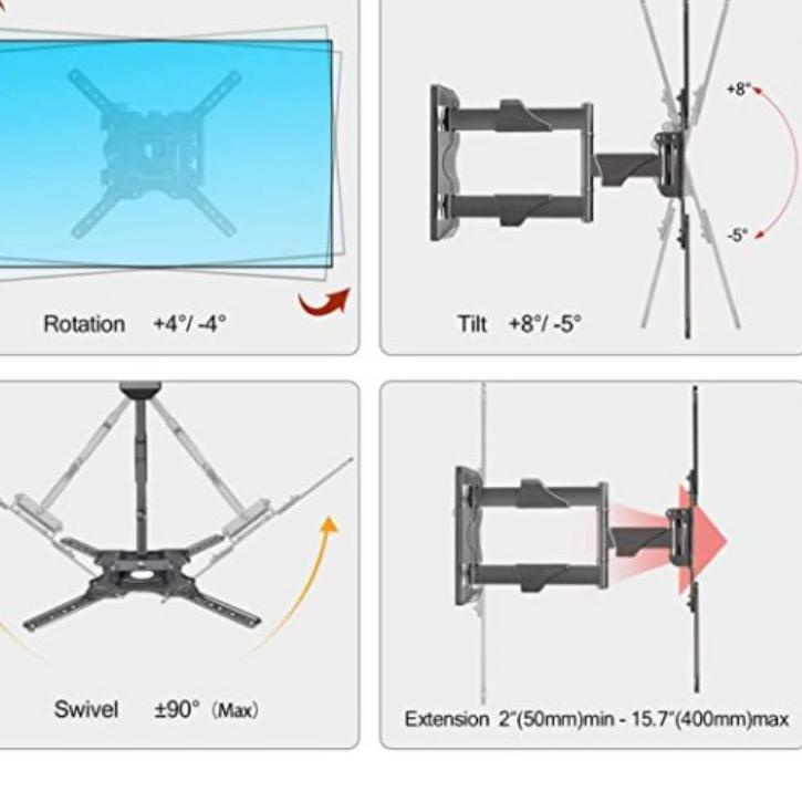 Tái tạo.. Phụ kiện khớp khuyên tay 32 "-55 "ORIGIN NB P4 TV