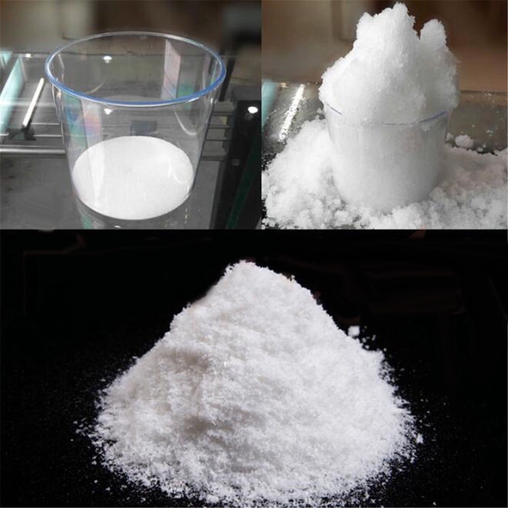 Túi bột tuyết nhân tạo dùng để trang trí nội thất