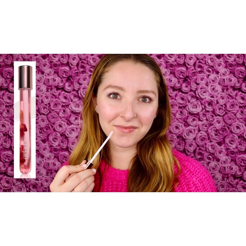 Son bóng dưỡng môi từ hoa hồng Girlactik NEW Rose Oil Petal Gloss