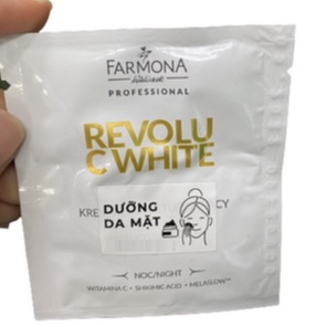 Kem Revolu C White Restructuring Cream Farmona  2ml giúp da trắng sáng, tái tạo da, dưỡng ẩm cho da