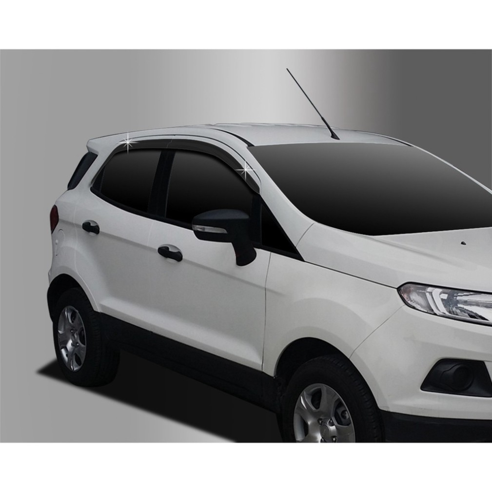 Vè che mưa Ecosport 2014-2015-2016-2017-2018-2019-2020 mẫu đen bóng 4 chi tiết chính hãng hàn quốc Auto Clover