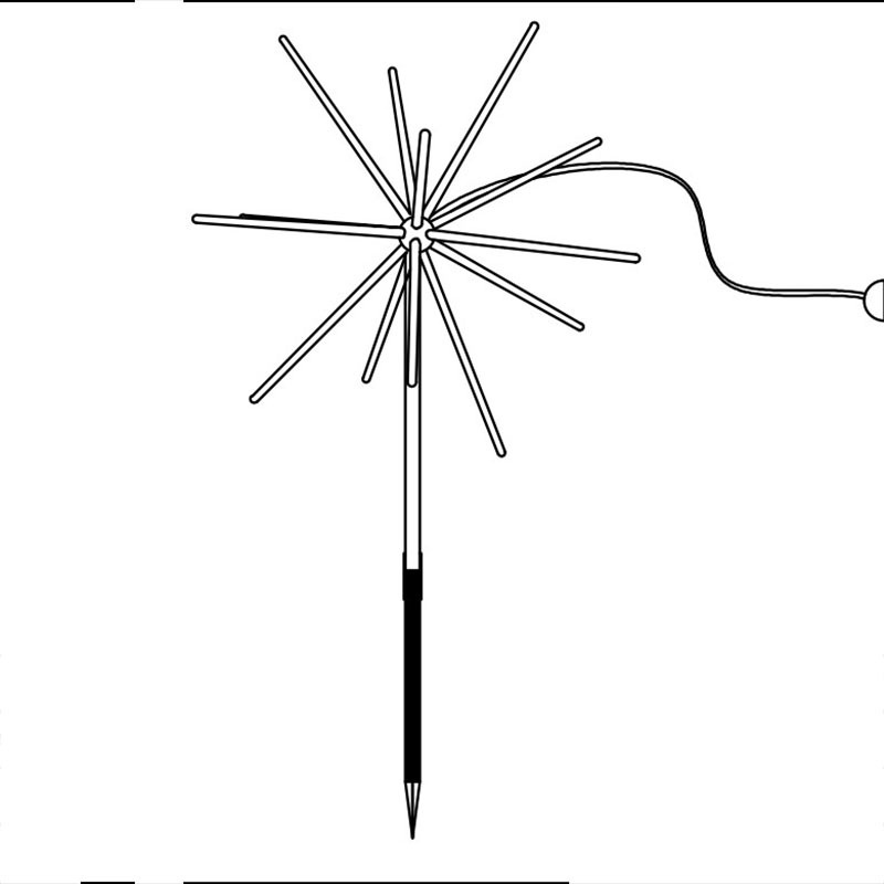 Đèn LED RGB DC 5V chống thấm nước hình pháo hoa độc đáo