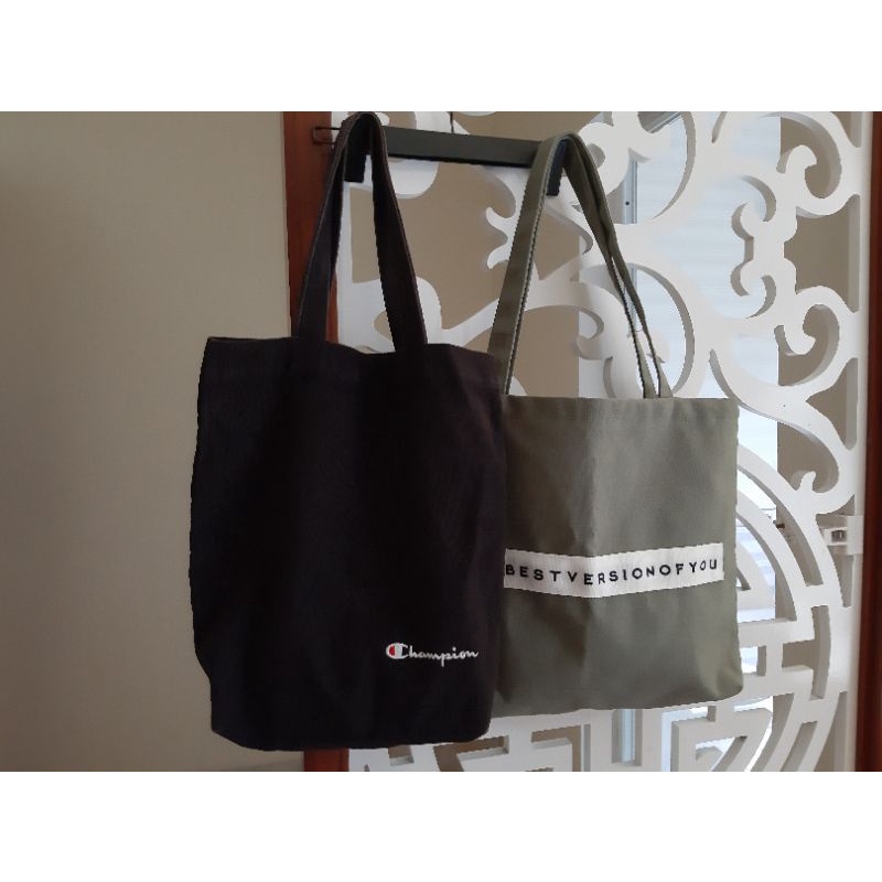 Pass túi tote chất liệu canvas