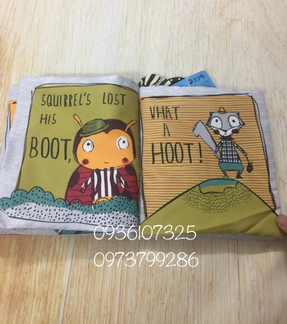 Sách vải kích thích thị giác Dưới gốc cây