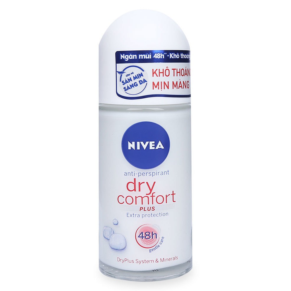 Lăn ngăn mùi nữ Nivea Dry Comfort Khô thoáng chai 50ml