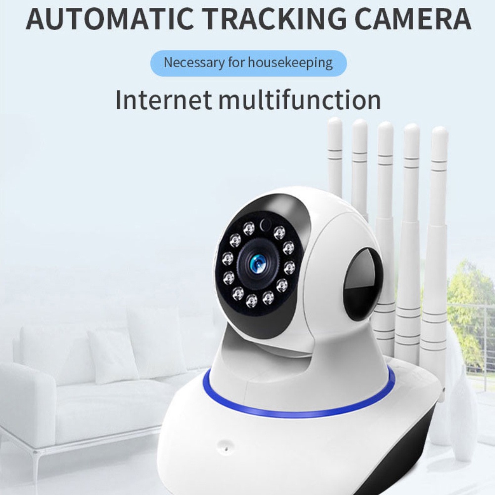 Camera an ninh wifi 5G không dây tầm nhìn ban đêm tự động theo dõi vật thể điều khiển từ xa 360 độ BABY MONITOR
