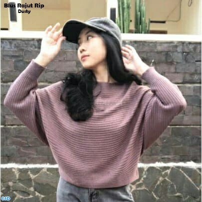 Ncr-áo Sweater Dệt Kim Cánh Dơi Dáng Dài Mẫu Mới Nhất Cho Nữ