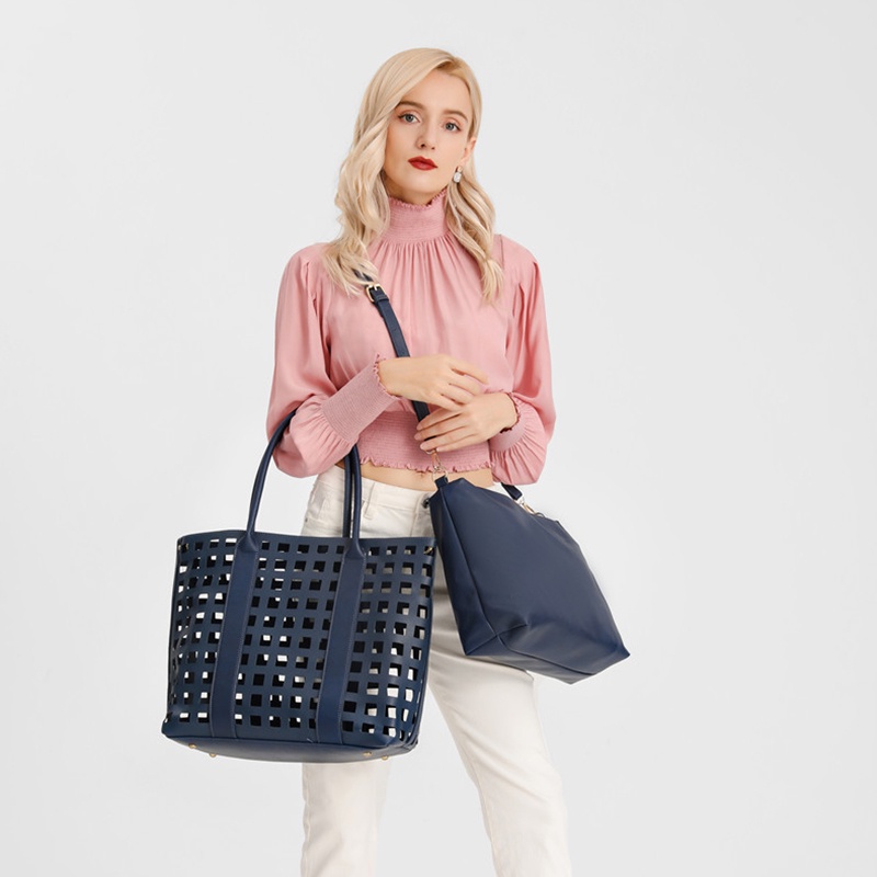 Túi xách đeo vai IELGY sức chứa lớn thiết kế rỗng cho mẹ