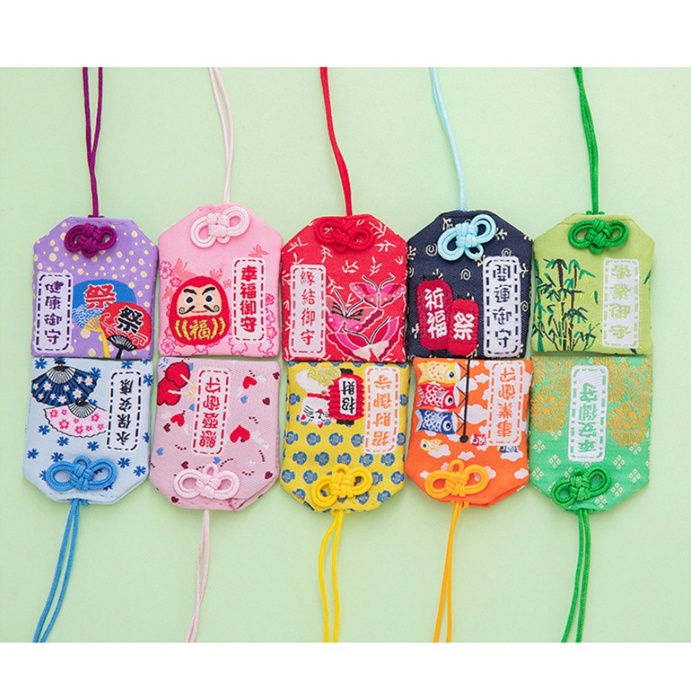 Túi Phước May Mắn Omamori Nhiều Hình Nhiều Ý Nghĩa Khác Nhau, Kèm Quà Tặng Nemo Handmade - OM10M