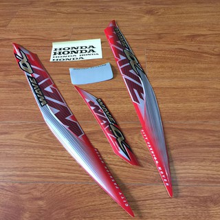 Bộ tem xe Wave ALpha đời 2014 màu ĐỎ - A802 (8168)