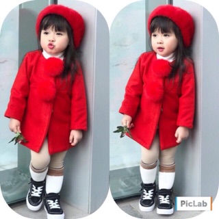 Áo dạ ép Hàn quốc cho bé gái
