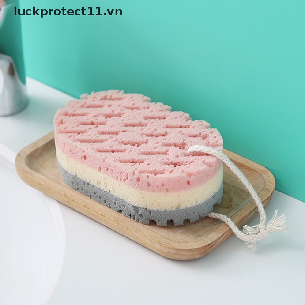 Bông Tắm Cotton Mềm Mát Xa Tẩy Tế Bào Chết Tiện