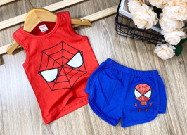 HOT TREND Bộ siêu nhân bé trai bộ người nhện spider man bộ batman bé trai- đồ bộ siêu nhận bé trai siêu hót