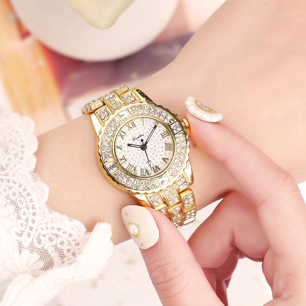 Đồng Hồ Nữ Đính Đá Sang Trọng Thời Trang