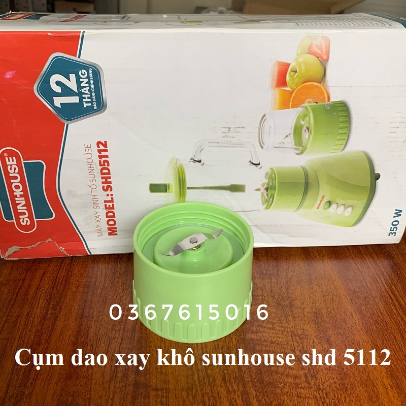 [Phụ Kiện Sunhouse SHD5112] Máy xay sinh tố Sunhouse SHD5112 Xanh 350W