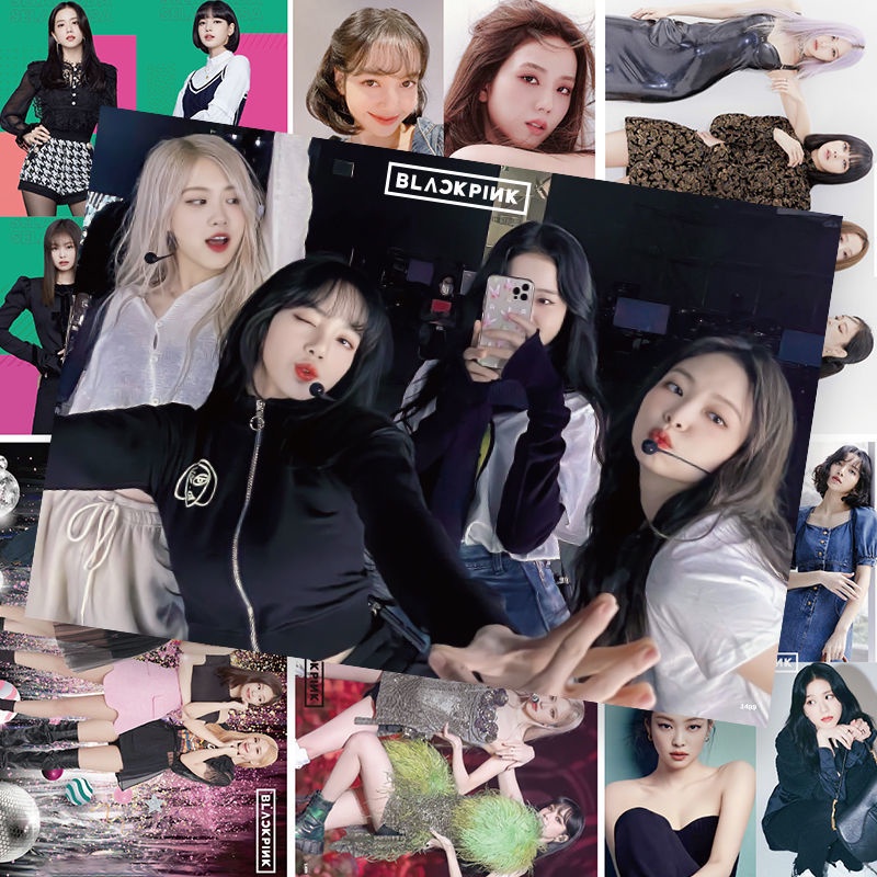 Sticker dán tường hình nhóm nhạc BLACKPINK