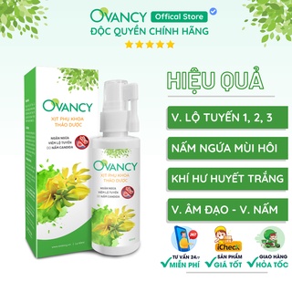 Dung dịch xịt thảo dược Phụ khoa OVANCY 60ml