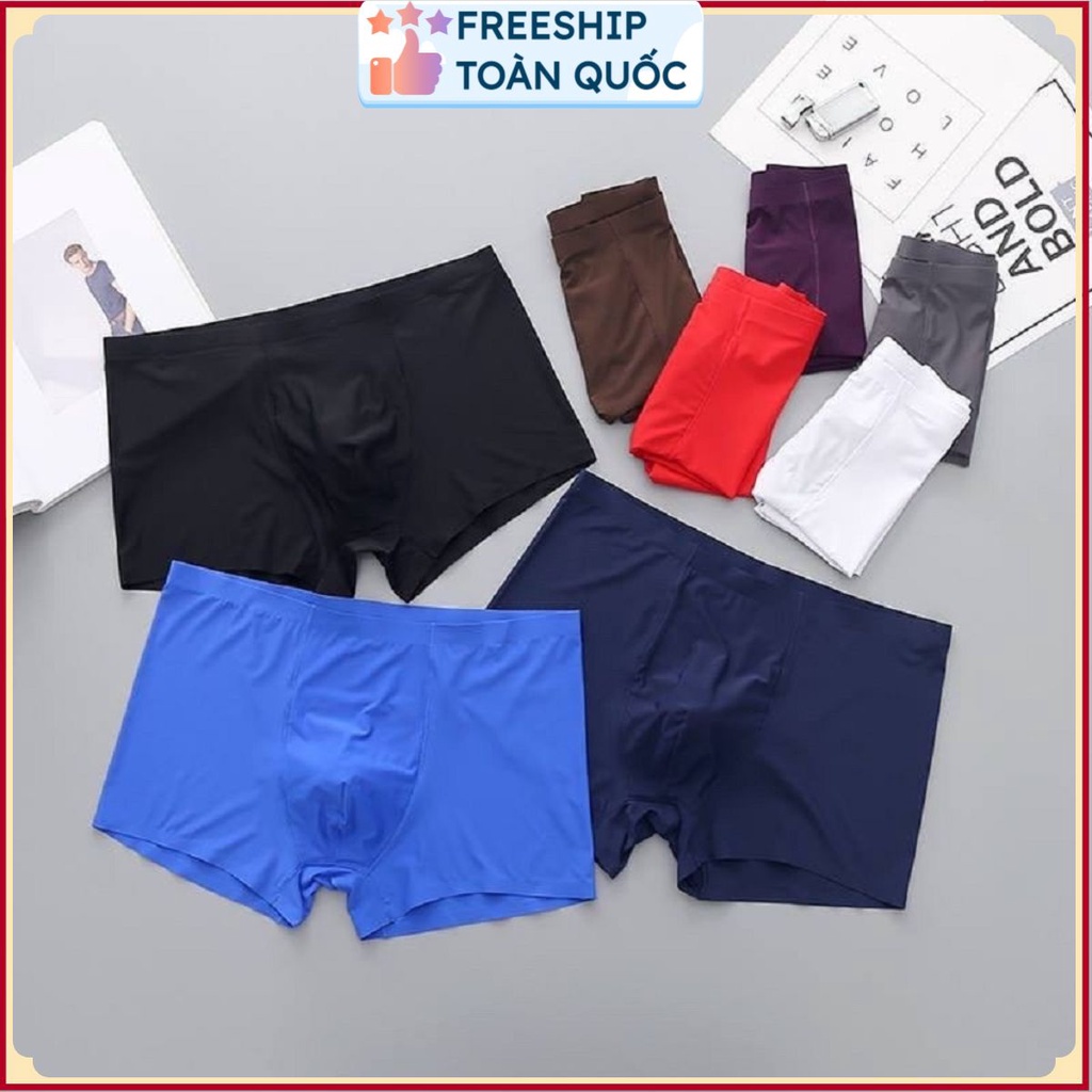 Quần lót đùi nam, quần sịp nam cao cấp vải co giãn, thoáng mát màu đẹp nhiều mầu chất Cotton nam tính Chính Hàng GC305