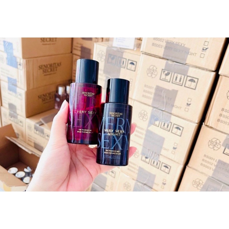 Xịt body mist Senoritas Secret mùi Very Sexy HOT nhất - 75ml