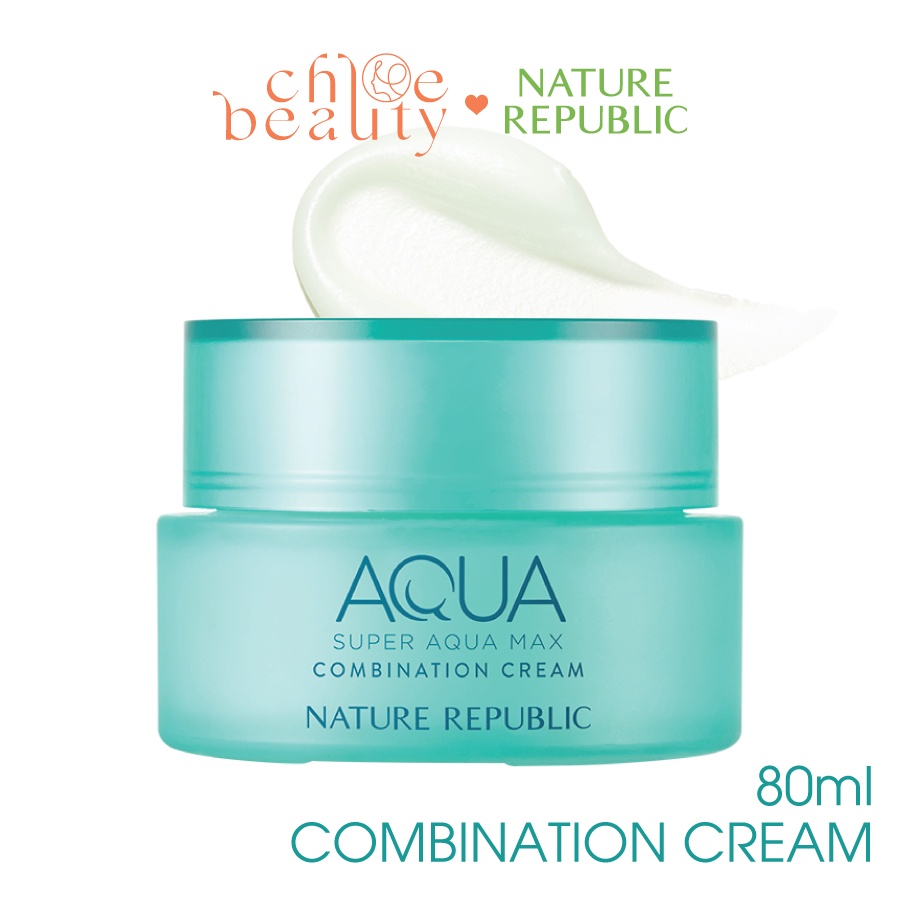 Kem dưỡng ẩm nước biển sâu cho da hỗn hợp NATURE REPUBLIC Super Aqua Max Combination Watery Cream 80ml