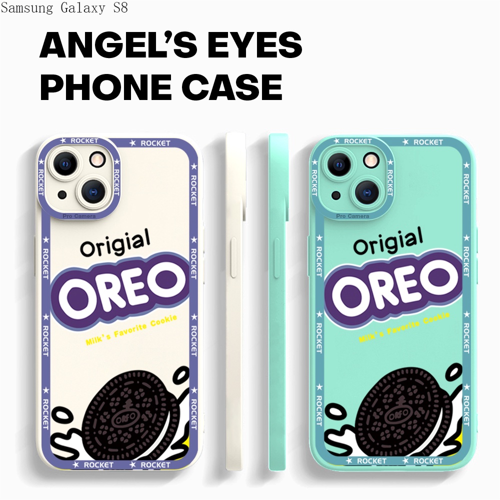 Samsung Galaxy S8 S9 S10 S10E Plus S8+ S9+ Cho Ốp lưng điện thoại In Hình Cookies Thicken