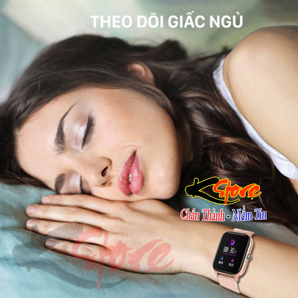 PC95 Đồng hồ thông minh Colmi P8 Thông báo Tiếng Việt, Smart watch thể thao giá rẻ chống nước thiết kế Xiaomi Amazfit