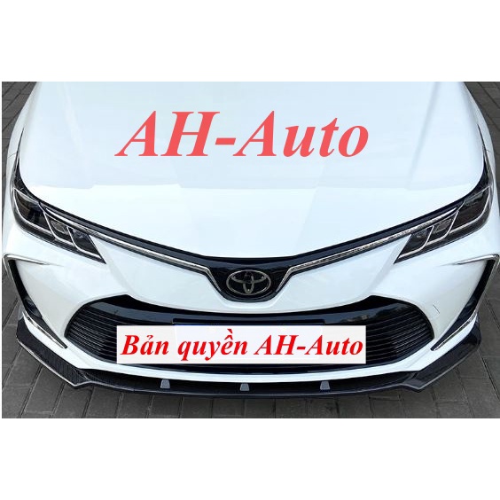 Lip trước ,cản trước Toyota Altis 2022 mẫu thể thao,nhựa ABS Cao Cấp