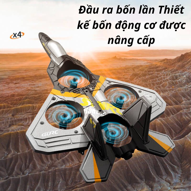 Đồ Chơi Máy Bay Phản Lực V17 2.4G Điều Khiển Từ Xa Phi Cơ Chiến Đấu - Flycam giá rẻ không camera