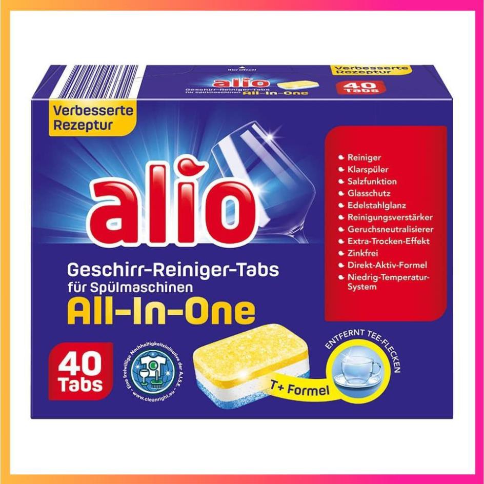 Combo Viên rửa bát Alio All in one 120v
