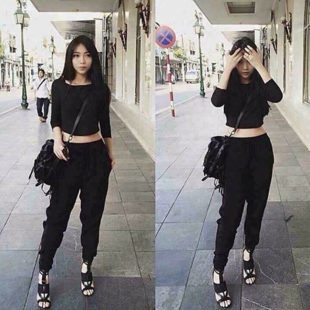 Quần jogger len tăm cho nữ - hàng loại 1