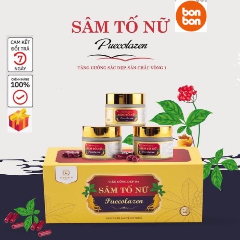 Sâm tố nữ PUECOLAZEN chính hãng 100% giá tốt