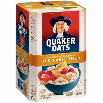 [Mã GROSALE2703 giảm 8% đơn 250K] Yến mạch Quaker Oats loại cán mỏng nguyên hạt | BigBuy360 - bigbuy360.vn