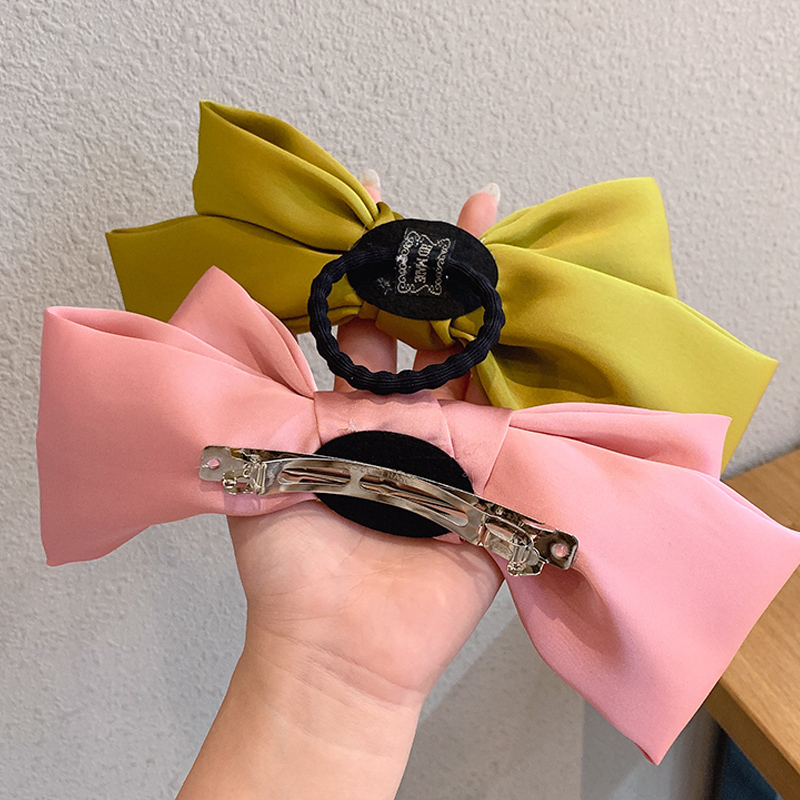 Kẹp tóc hình nơ lớn phong cách Nhật Bản dễ thương cho bé gái