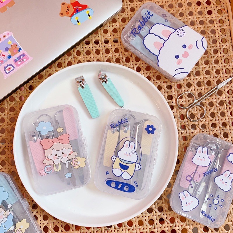 Bộ dụng cụ bấm móng tay 7 món xinh xắn