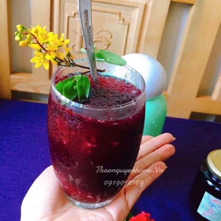 Siro dâu tằm đường phèn mật mía handmade 100ml