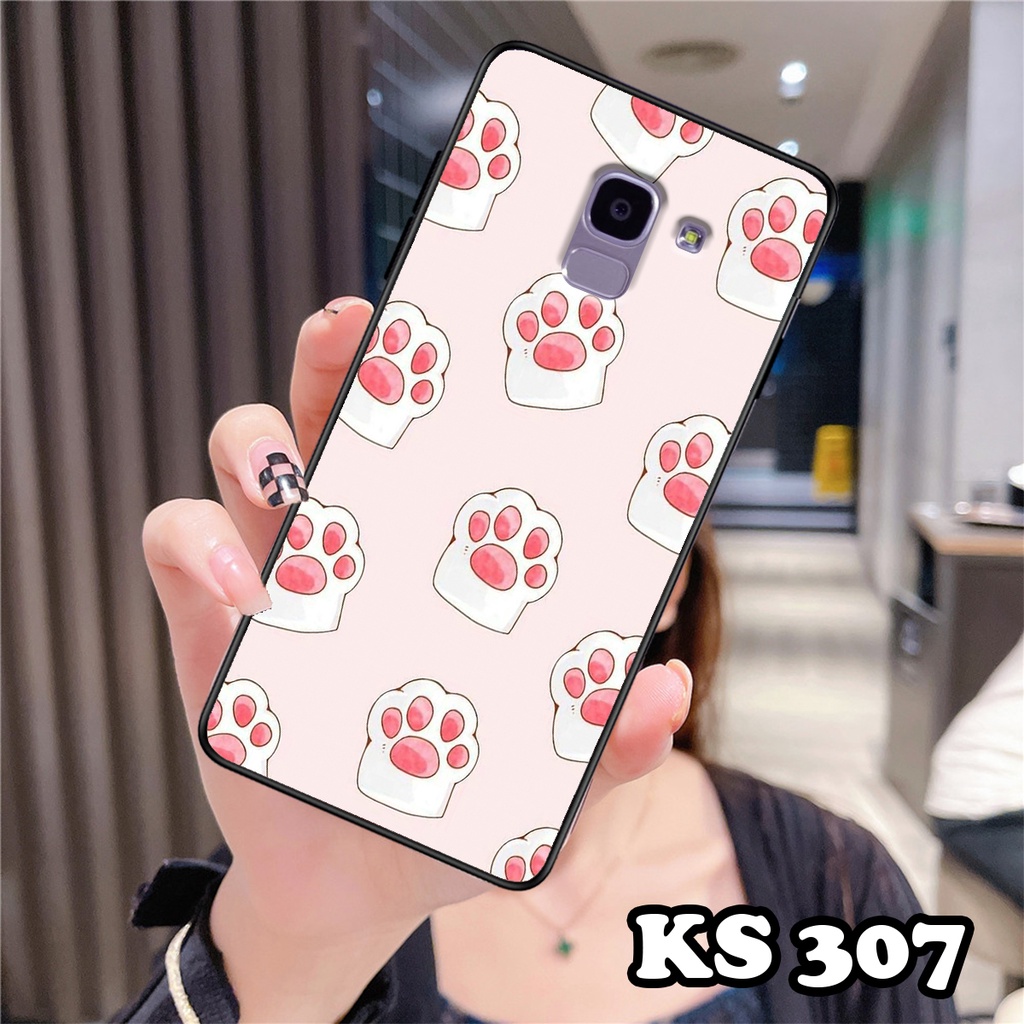 Ốp lưng Samsung A6 2018 - Samsung A6 Plus - Ốp Samsung in hình LoveCat - Chất liệu TPU siêu bền