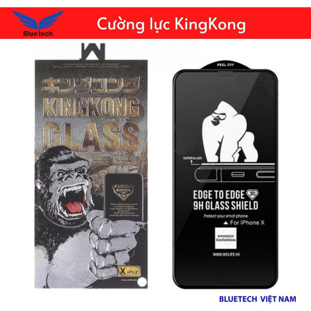 Kính cường lực cao cấp, Kính cường lực KingKong Full màn hình cho ip 7 - 14ProMax - Bluetech