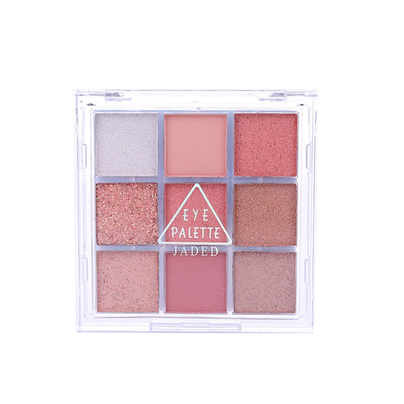 Bảng phấn mắt DIKALU COCO VENUS 9 ô NHŨ KIM TUYẾN Jiugongge Bảng Phấn Mắt Chín Màu Tông Hoa Hồng Sa Mạc Hoa Hồng Los Angeles Cô Gái Chín Màu Bảng Phấn Mắt Chín Màu Acrylic Lì Kẻ Ô Vuông