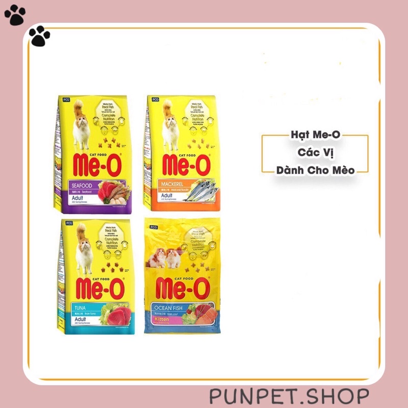Thức ăn cho mèo,hạt khô cho mèo trưởng thành Me-O 350gr - Punpet.Shop