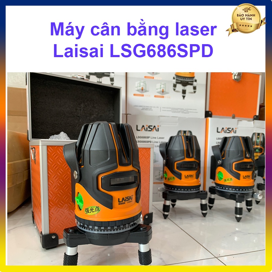 Máy Cân Bằng Laser Laisai LSG686SPD 5 Tia - Máy Bắn Cốt Laser Laisai Hàng Chính Hãng
