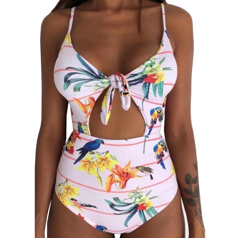 Đồ bơi lưng cao hoạ tiết hoa cho phái nữ | BigBuy360 - bigbuy360.vn