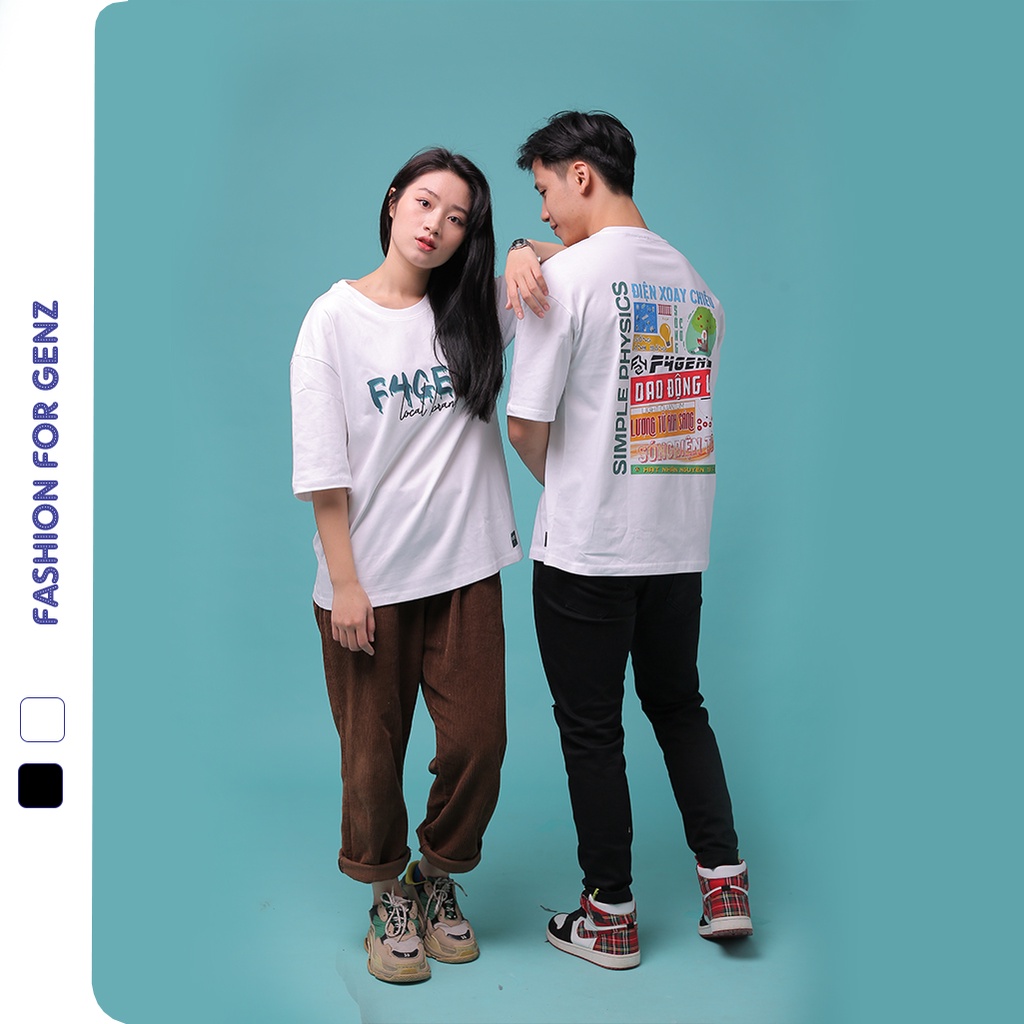 Áo thun tay lỡ nam nữ Simple Physics F4GENZ Local Brand - Áo phông unisex form rộng cotton Cao cấp phong cách Streetwear | BigBuy360 - bigbuy360.vn
