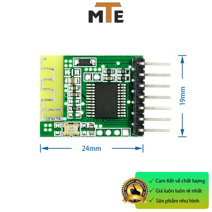 Mạch giải mã âm thanh MP3 không dây Bluetooth 4.0 - DIY chế loa bluetooth 3.7v - 5v