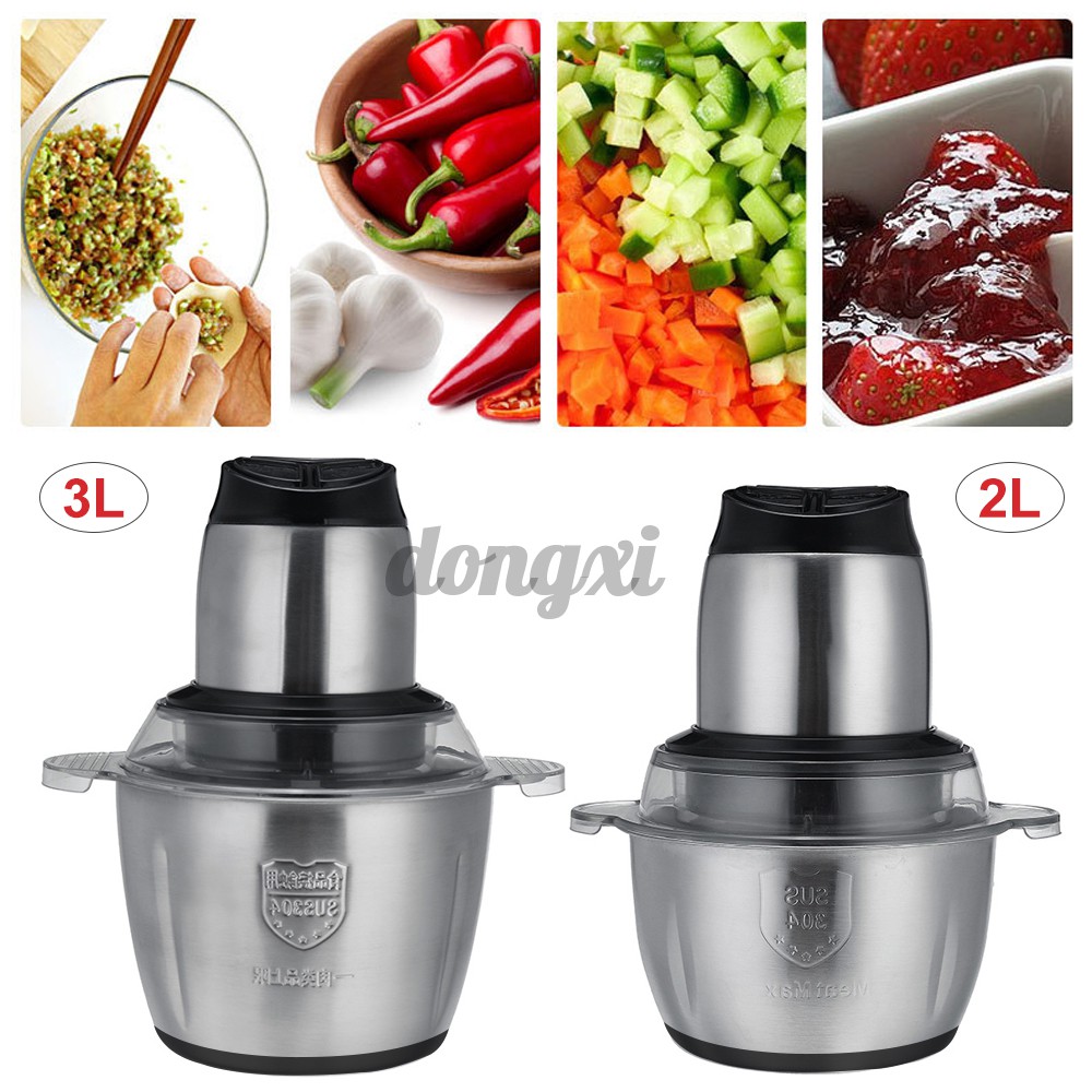 Máy Xay Thịt Bằng Điện 500w 2l / 3l Electric Meat Grinder Food Grinder