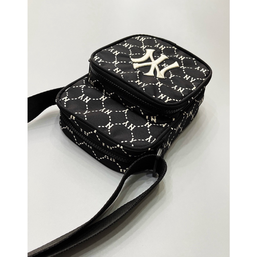 [SIÊU RẺ] Túi đeo chéo MLB NY nam nữ minibag monogram hàng dư