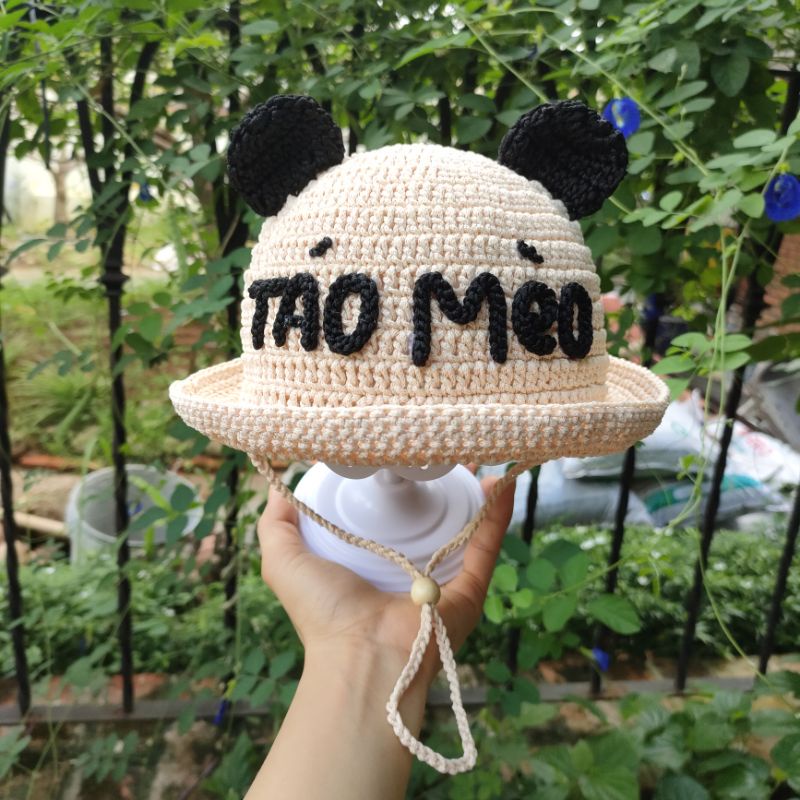 Nón Tai Gấu Bé Trai Miễn Phí Thêu Tên Riêng Cho Bé