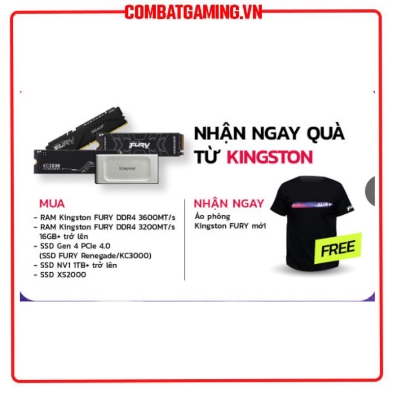 Ram KINGSTON Fury Beast 8GB 16GB DDR4 3200Mhz Chính Hãng SPC Vĩnh Xuân