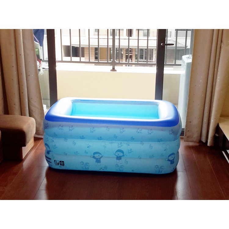 Bể phao bơi bơm hơi Summer sea  2m1 (Tặng kèm bơm điện WENBO) (đơn hàng từ 99K FREESHIP)